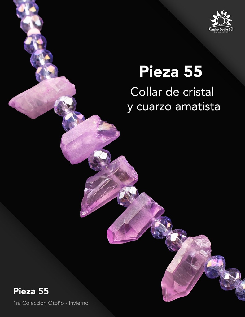 [RDS-C1-055] Pieza 55 · Cristal y cuarzo amatista
