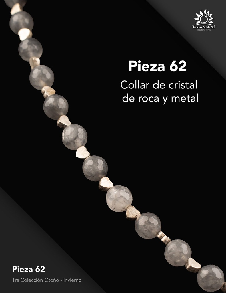 [RDS-C1-062] Pieza 62 · Cristal de roca y metal
