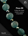 Pieza 88 · Cristal, metal y cuarzo craquelado