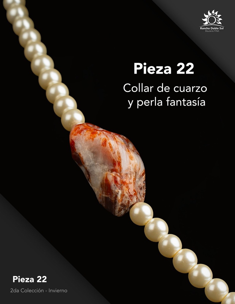 [RDS-C2-022] Pieza 22 · Cuarzo y perla fantasía