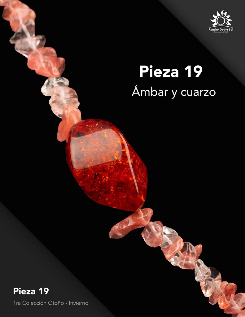 [RDS-C1-019] Pieza 19 · Ámbar y cuarzo
