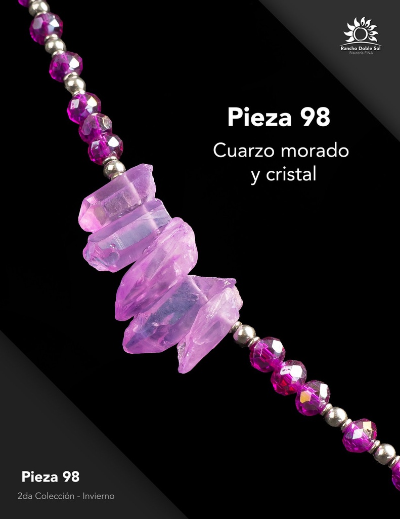 [RDS-C2-098] Pieza 98 · Cuarzo morado y cristal