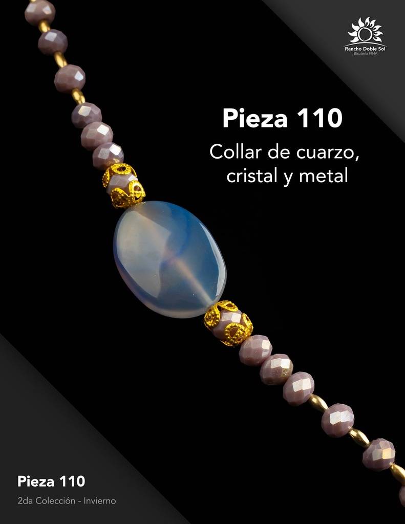 [RDS-C2-110] Pieza 110 · Cuarzo, cristal y metal