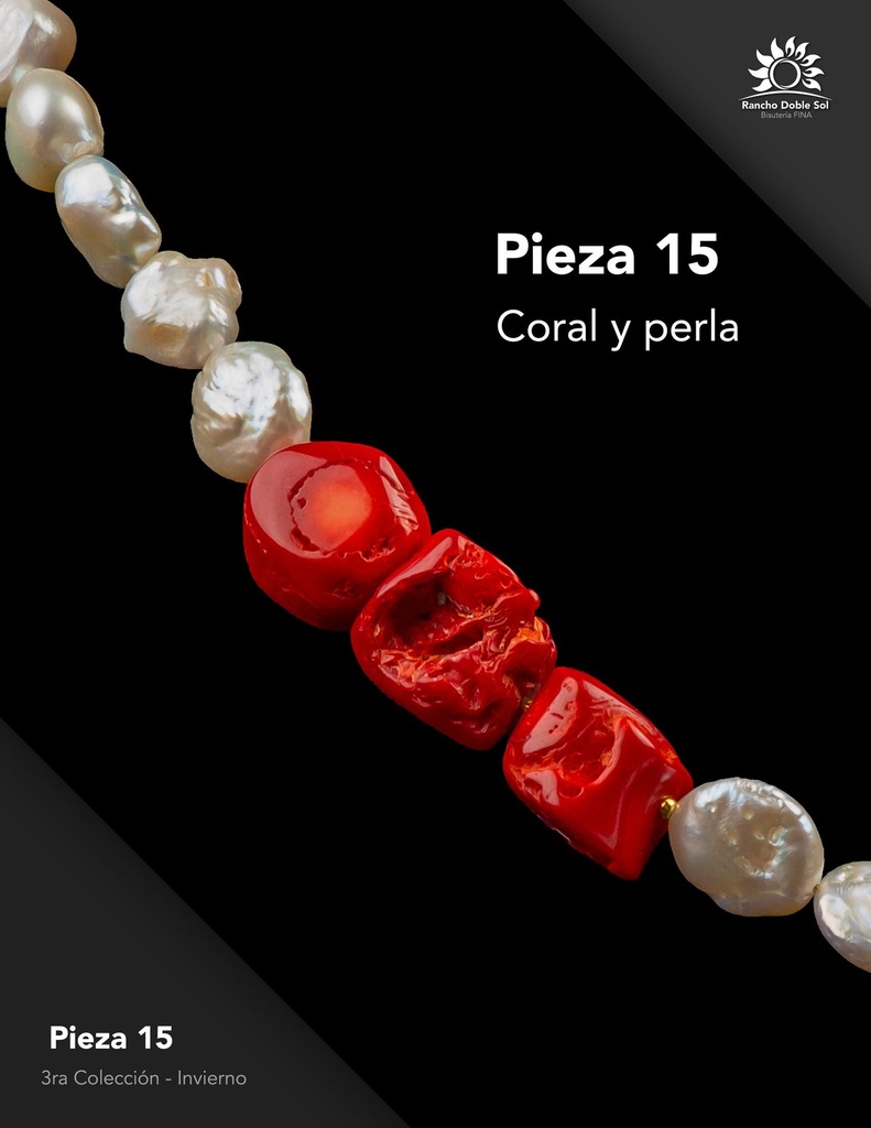 [RDS-C3-015] Pieza 15 · Coral y perla