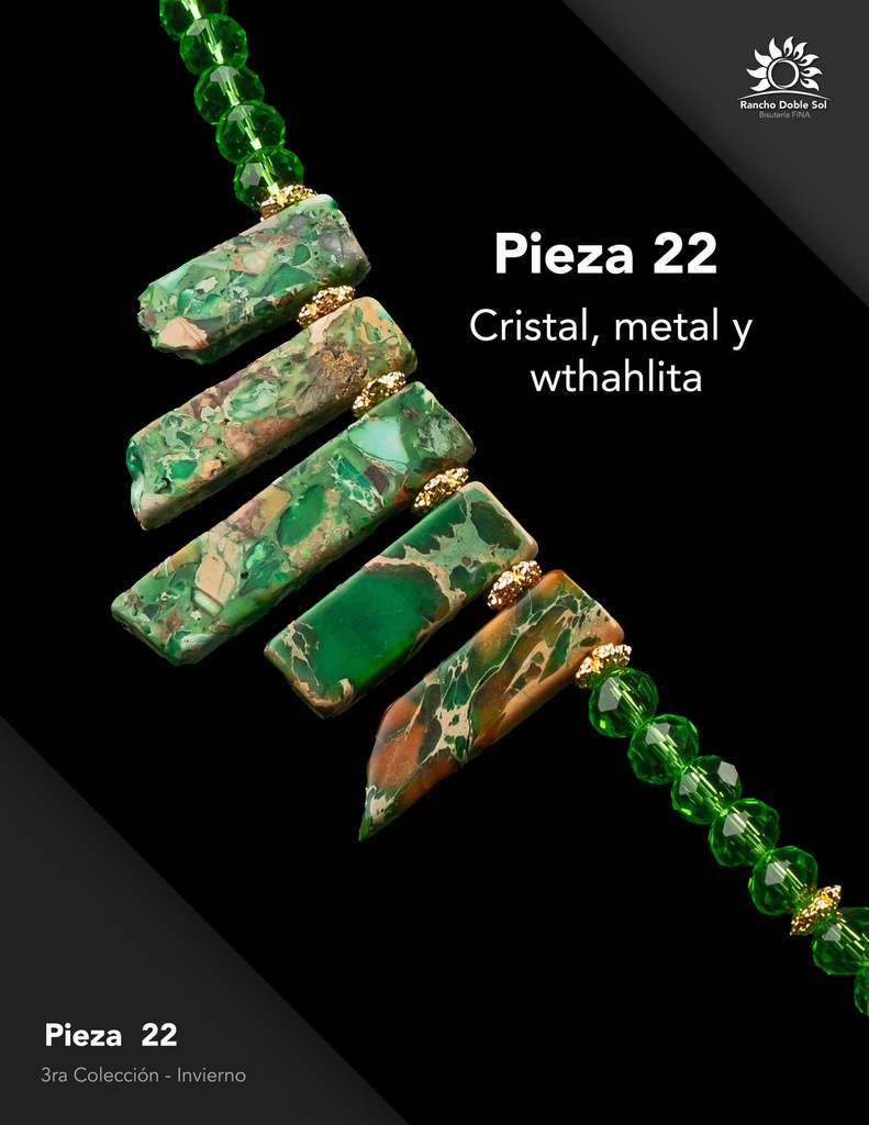 [RDS-C3-022] Pieza 22 · Cristal, metal y wthahlita